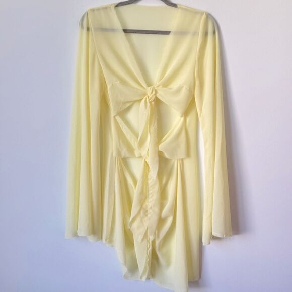 Bananhot yellow Swim Cover-Up - Picture 4 of 7